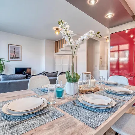 T3 Disneyland Et Gare A Pied Le Duplex 6 Ou 7 Personnes Serris